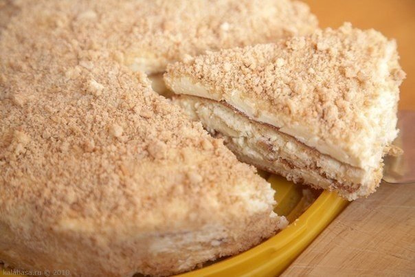 Бисквитный торт с масляным кремом. Пошаговый рецепт с фото
