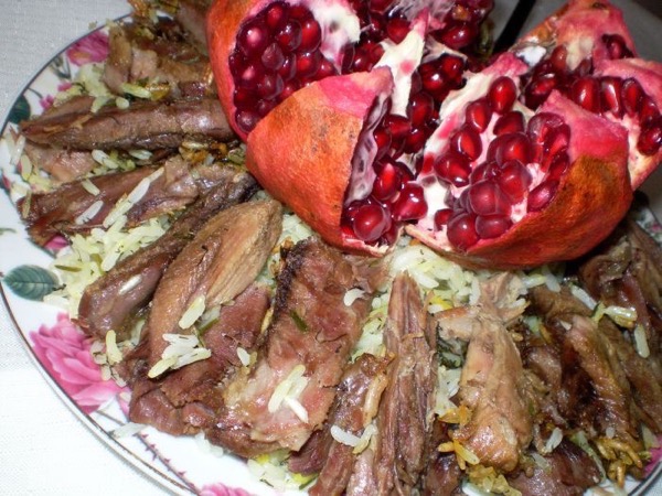 Шуйуд плов с бараниной и укропом, азербайджанский рецепт с фото