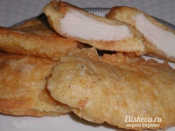 Филе курицы в сырной шубке. Рецепт
