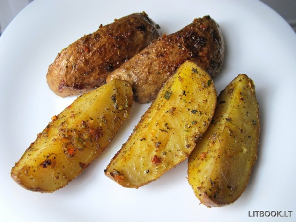 Картофель по-деревенски. Пошаговый рецепт с фото
