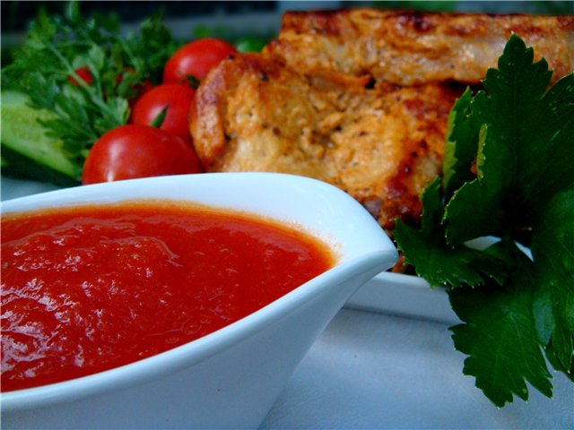 Домашний томатный кетчуп. Рецепт