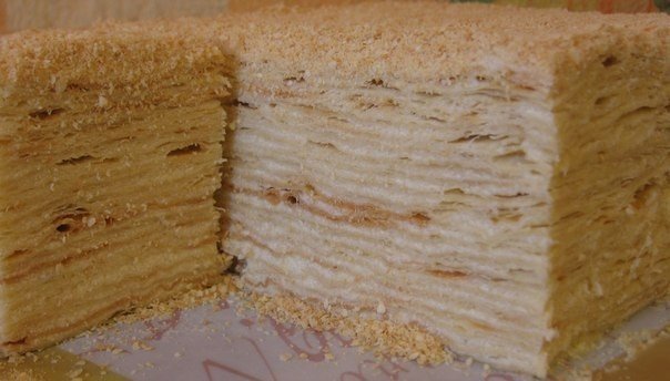 Бабушкин пошаговый рецепт торта Наполеон
