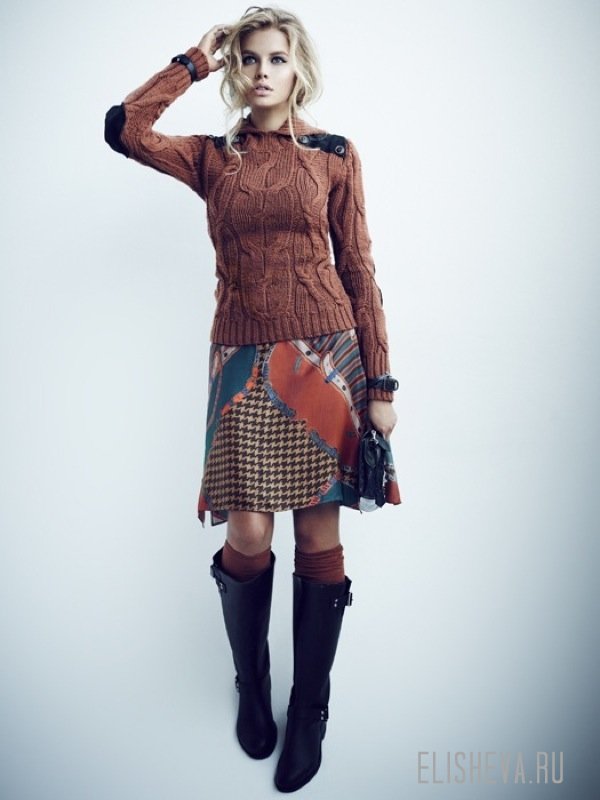 Вязаные свитера: обзор модных и стильных вещей из пряжи на зиму 2014-2015