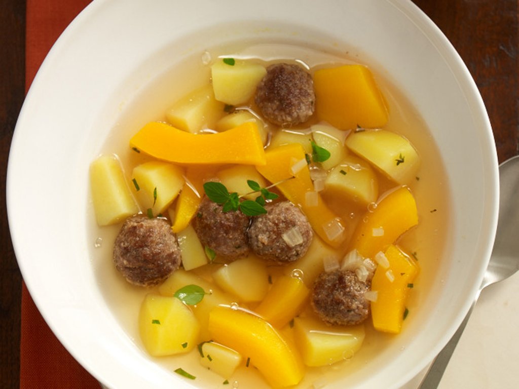 Картофельно-тыквенный суп. Рецепт с фото