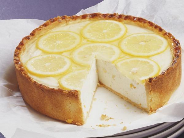 Нежный лимонный торт. Рецепт с фото