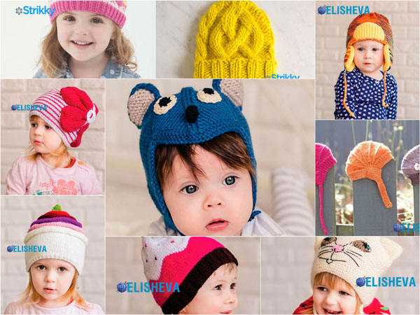 20 самых популярных детских шапочек вязаных спицами в 2015 году