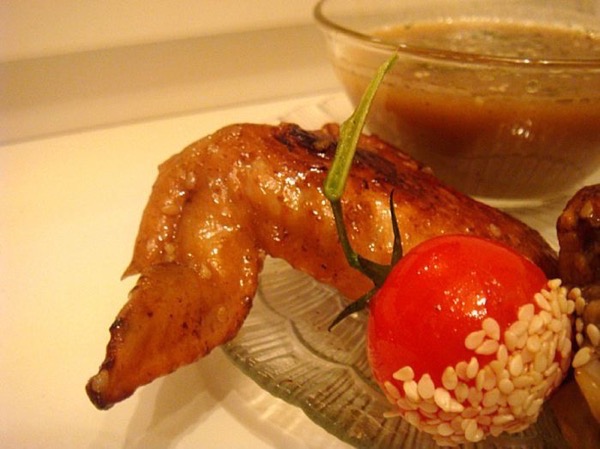 Курица пикантно-острая в медово-бальзамическом соусе