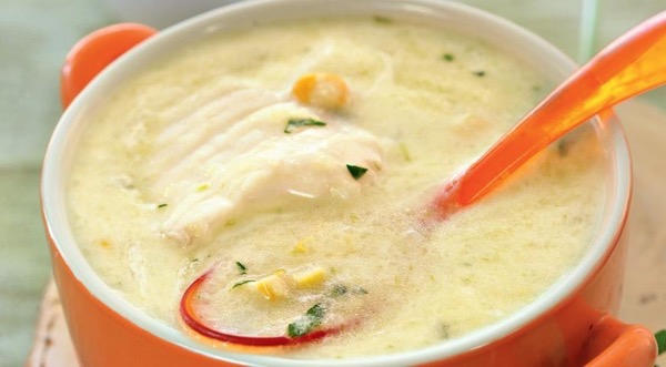 Рыбный суп из трески со сливками