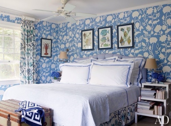 20 интерьеров спальни в голубом цвете в фотографиях