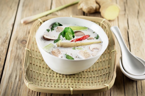 Тайский суп: Том кха гай