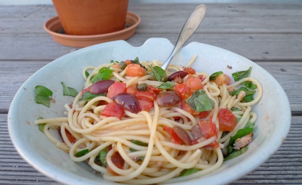 Спагетти аль крудо (Spaghetti al crudo)