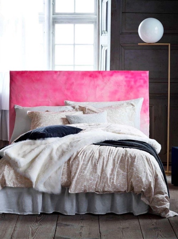 Как стильно внедрить в спальню розовый цвет: фото и советы
